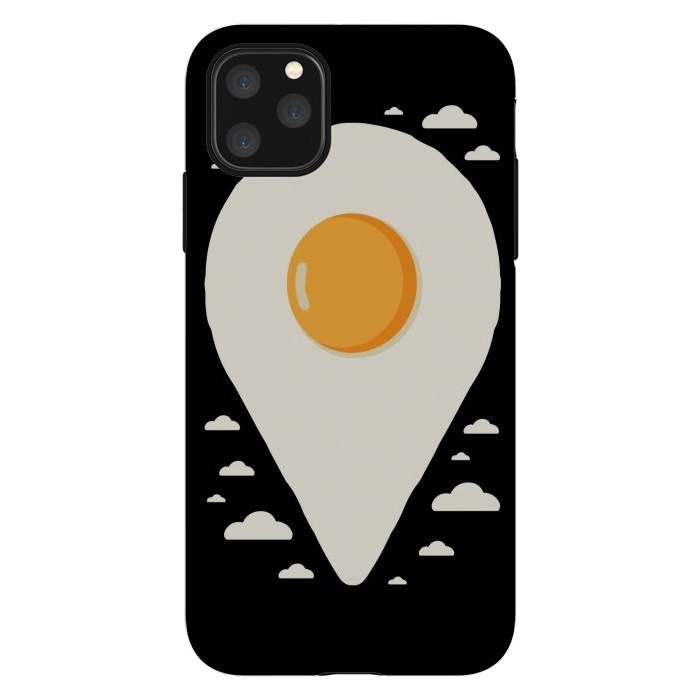 iPhone 11 Pro Max StrongFit Fried egg here by LM2Kone