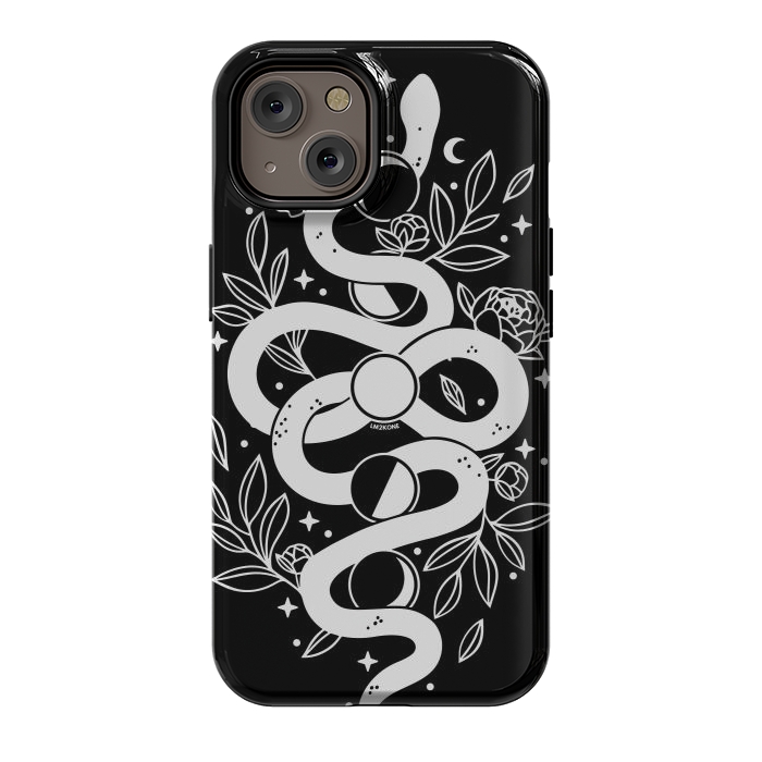 iPhone 14 StrongFit Mystical Moon Snake by LM2Kone