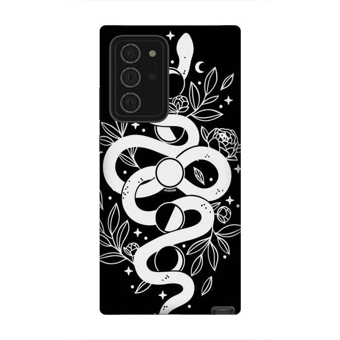 Galaxy Note 20 Ultra StrongFit Mystical Moon Snake by LM2Kone