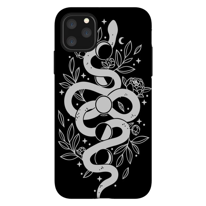 iPhone 11 Pro Max StrongFit Mystical Moon Snake by LM2Kone