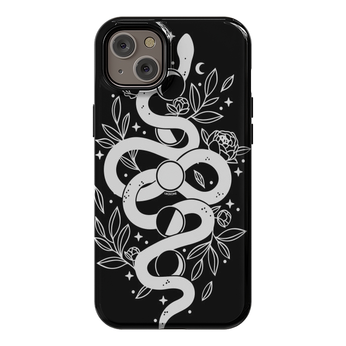 iPhone 14 Plus StrongFit Mystical Moon Snake by LM2Kone