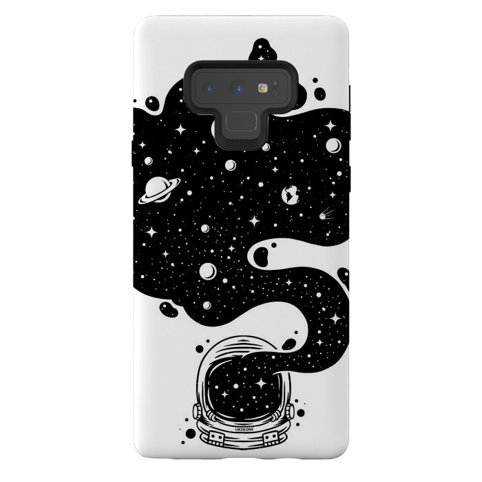 Galaxy Note 9 StrongFit Cosmic Spirit Astronaut by LM2Kone