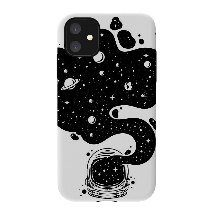 iPhone 11 StrongFit Cosmic Spirit Astronaut by LM2Kone