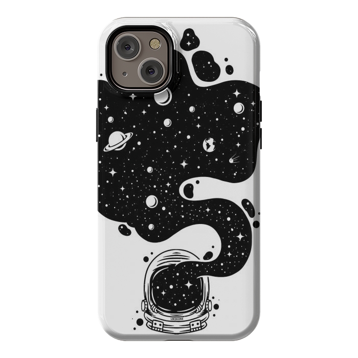 iPhone 14 Plus StrongFit Cosmic Spirit Astronaut by LM2Kone