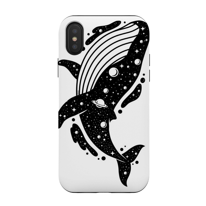 iPhone Xs / X StrongFit Cosmic Whale by LM2Kone