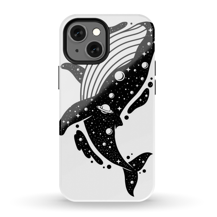 iPhone 13 mini StrongFit Cosmic Whale by LM2Kone