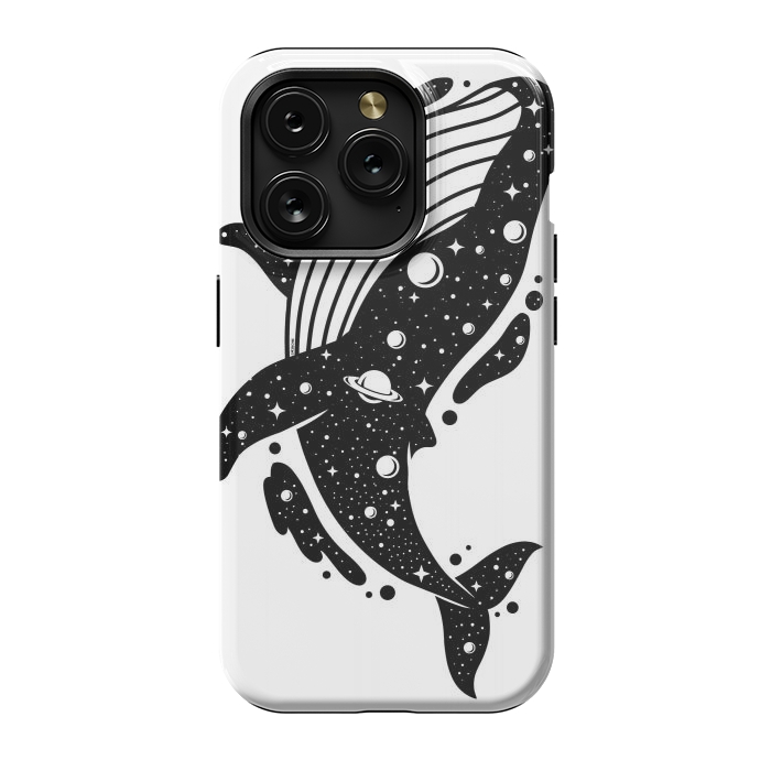 iPhone 15 Pro StrongFit Cosmic Whale by LM2Kone