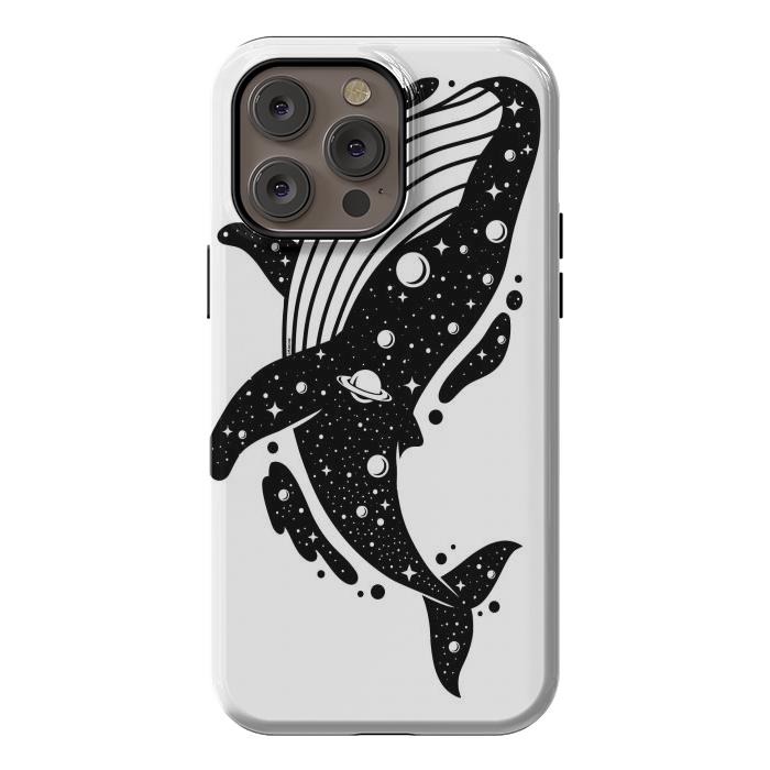 iPhone 14 Pro max StrongFit Cosmic Whale by LM2Kone