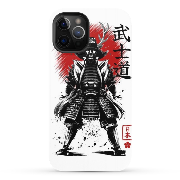 iPhone 12 Pro StrongFit The Way of the Samurai - Bushido by LM2Kone