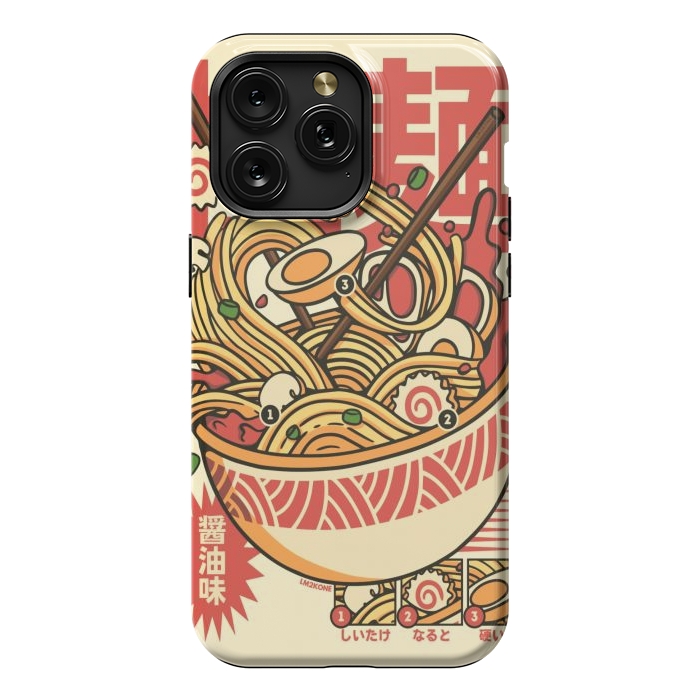 iPhone 15 Pro Max StrongFit Vintage Cool Ramen by LM2Kone