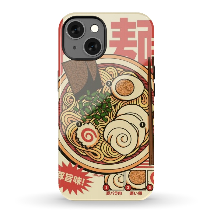 iPhone 13 StrongFit Vintage Cool Ramen Vol.2 by LM2Kone