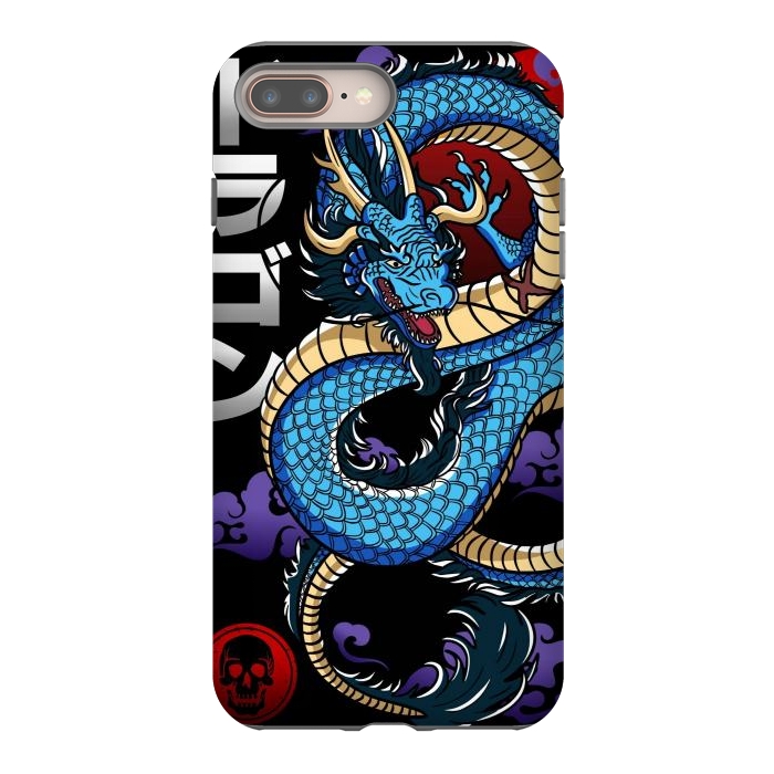 iPhone 7 plus StrongFit Japanese Dragon Emperor by LM2Kone