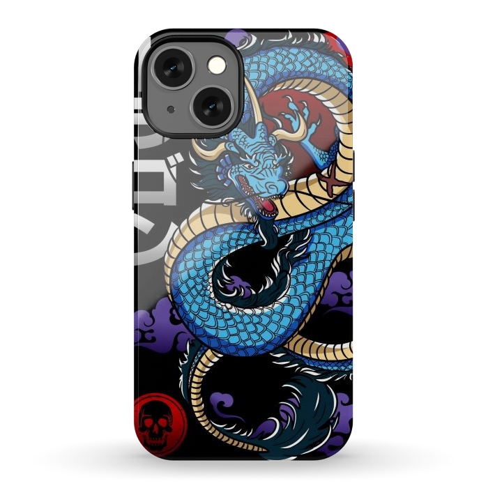 iPhone 13 StrongFit Japanese Dragon Emperor by LM2Kone