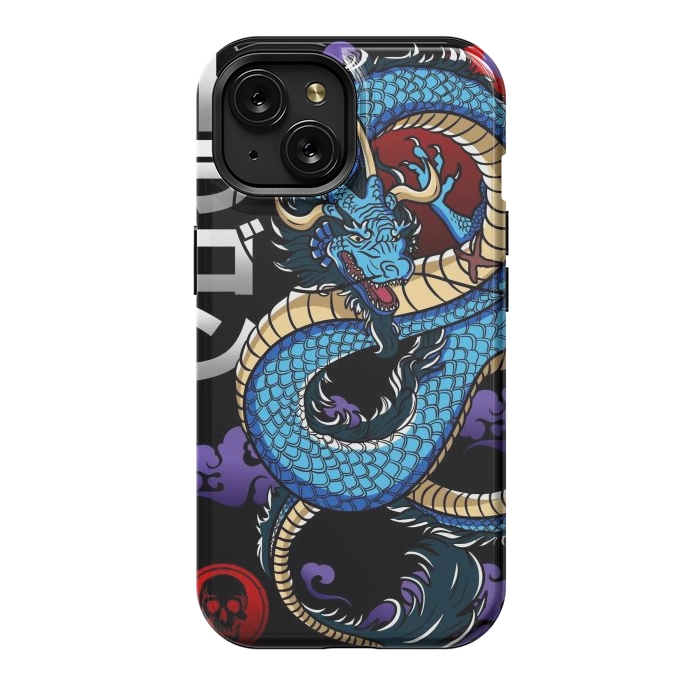 iPhone 15 StrongFit Japanese Dragon Emperor by LM2Kone