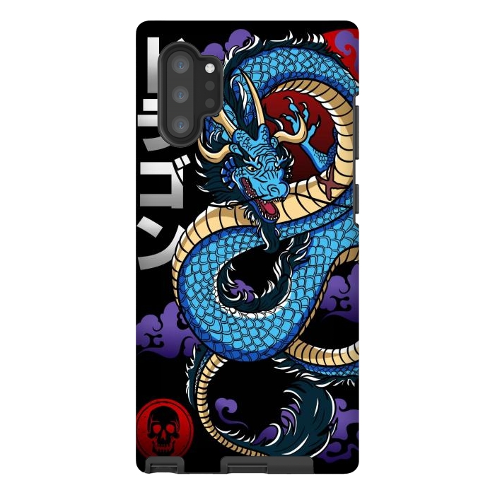 Galaxy Note 10 plus StrongFit Japanese Dragon Emperor by LM2Kone