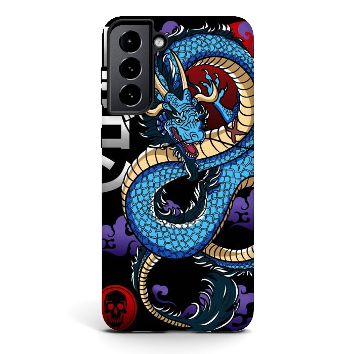 Galaxy S21 StrongFit Japanese Dragon Emperor by LM2Kone