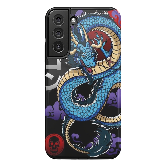 Galaxy S22 plus StrongFit Japanese Dragon Emperor by LM2Kone