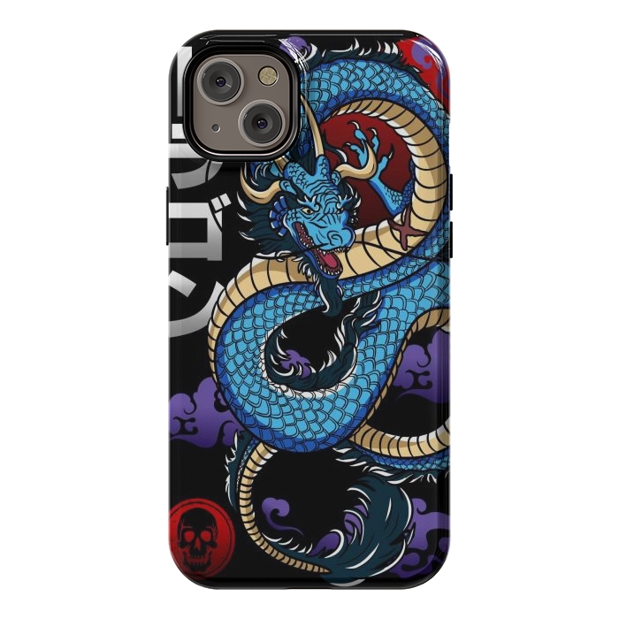 iPhone 14 Plus StrongFit Japanese Dragon Emperor by LM2Kone