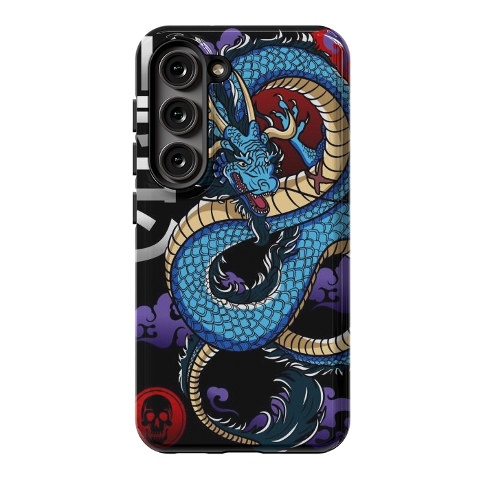 Galaxy S23 StrongFit Japanese Dragon Emperor by LM2Kone