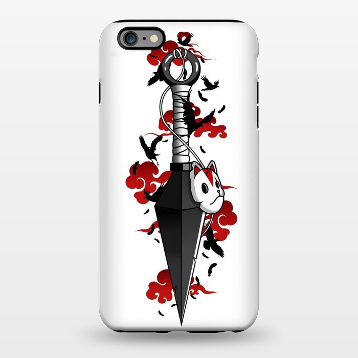 iPhone 6/6s plus StrongFit Red Cloud Kunai - Japanese by LM2Kone