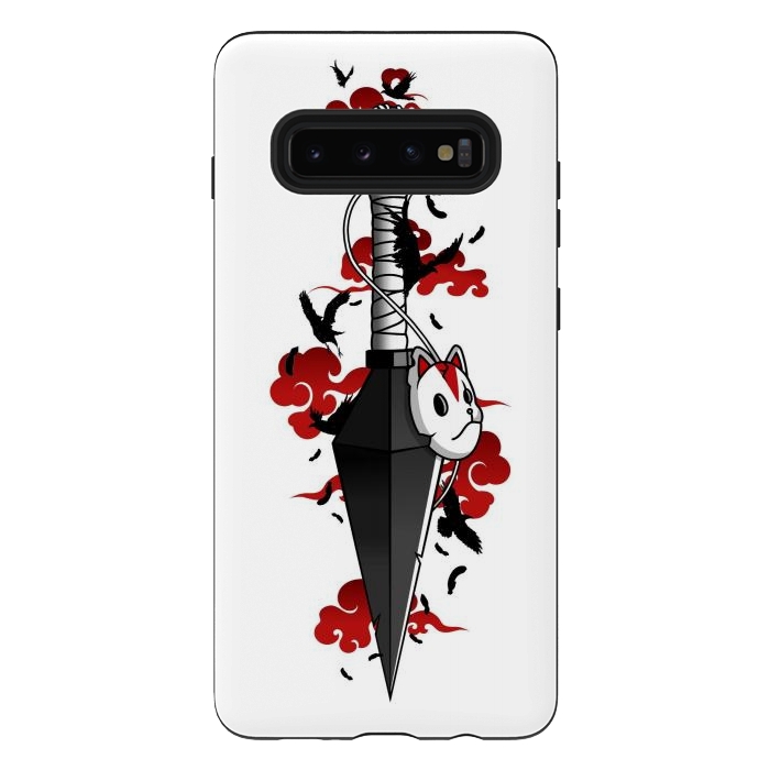 Galaxy S10 plus StrongFit Red Cloud Kunai - Japanese by LM2Kone