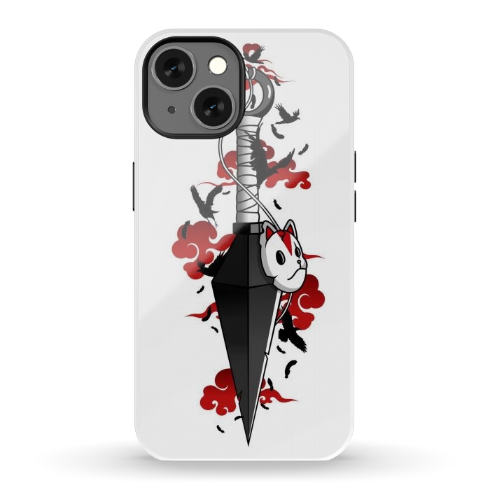 iPhone 13 StrongFit Red Cloud Kunai - Japanese by LM2Kone