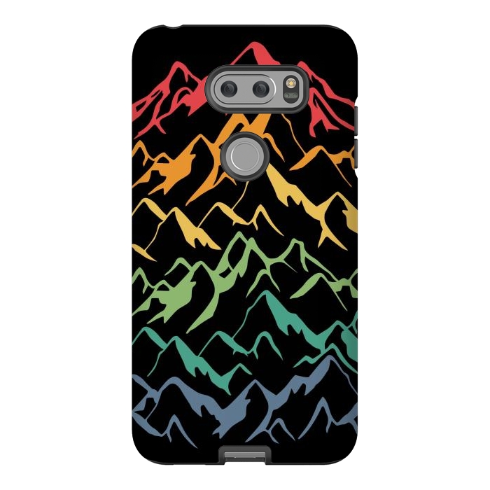 V30 StrongFit Retro Mountains Lines by LM2Kone