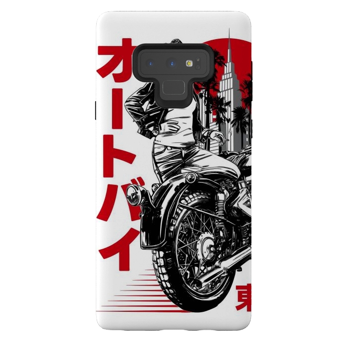 Galaxy Note 9 StrongFit Urban Japanese Motorcycle by LM2Kone