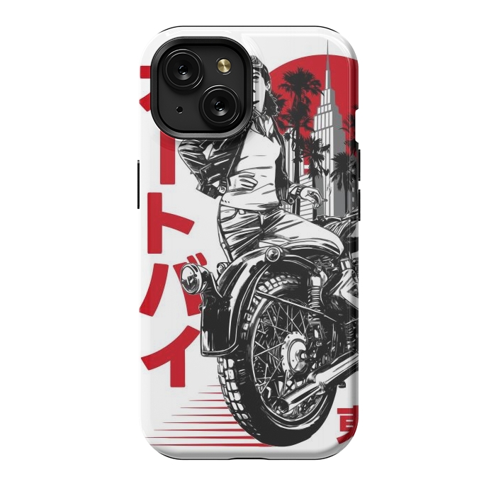 iPhone 15 StrongFit Urban Japanese Motorcycle by LM2Kone