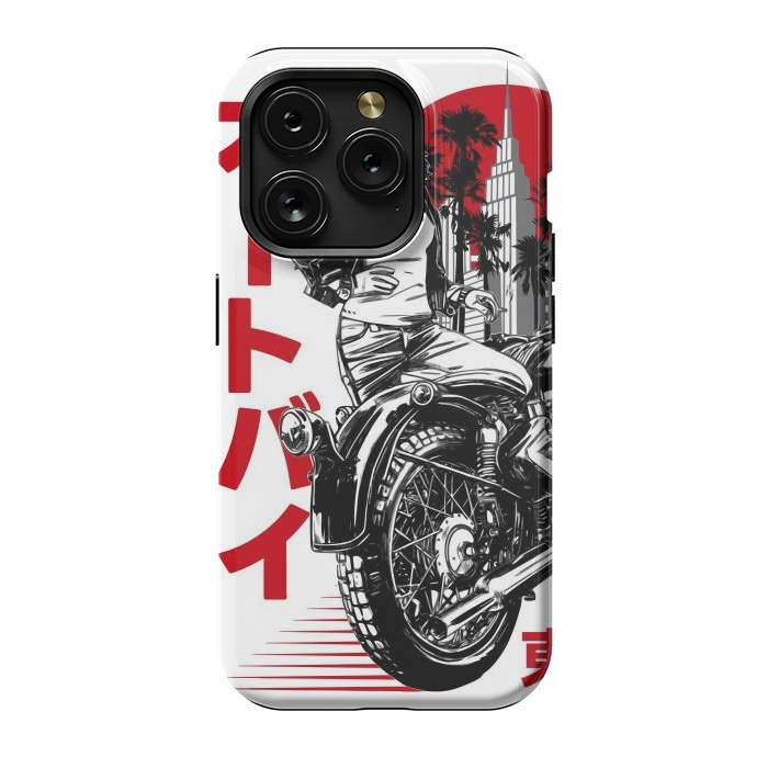 iPhone 15 Pro StrongFit Urban Japanese Motorcycle by LM2Kone