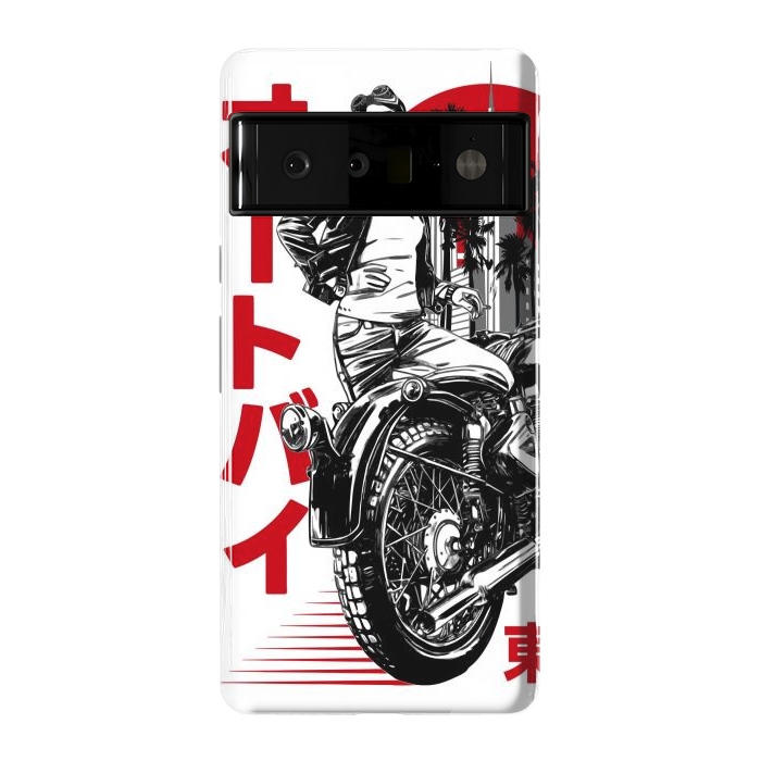Pixel 6 Pro StrongFit Urban Japanese Motorcycle by LM2Kone