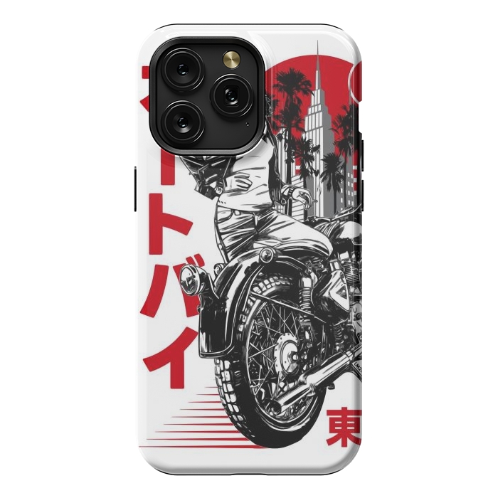 iPhone 15 Pro Max StrongFit Urban Japanese Motorcycle by LM2Kone
