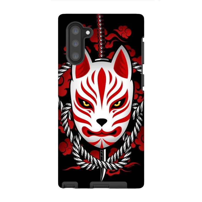 Galaxy Note 10 StrongFit Kitsune - Red Clouds by LM2Kone