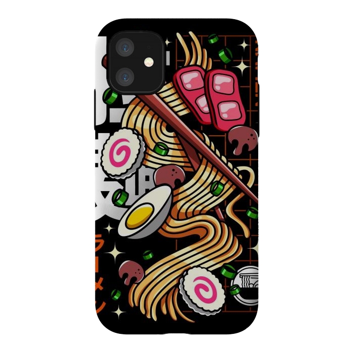 iPhone 11 StrongFit Japanese Ramen Noodles by LM2Kone
