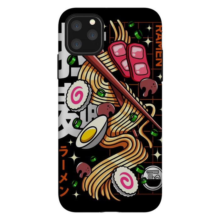 iPhone 11 Pro Max StrongFit Japanese Ramen Noodles by LM2Kone
