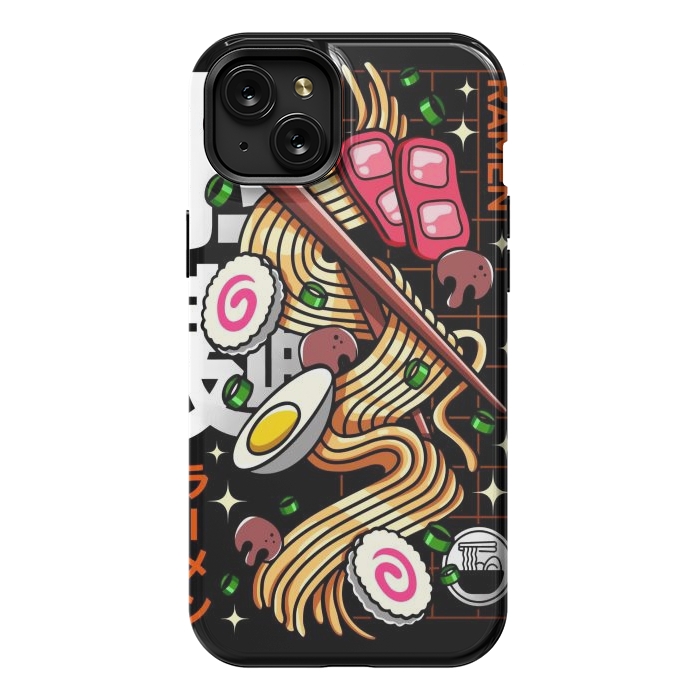 iPhone 15 Plus StrongFit Japanese Ramen Noodles by LM2Kone