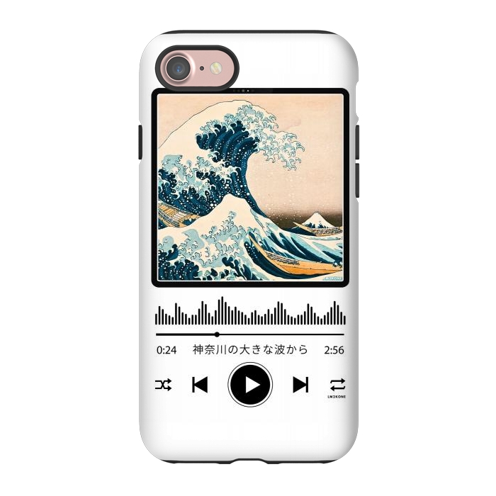 iPhone 7 StrongFit Soundtrack - Great Wave off Kanagawa by LM2Kone