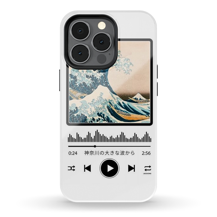 iPhone 13 pro StrongFit Soundtrack - Great Wave off Kanagawa by LM2Kone