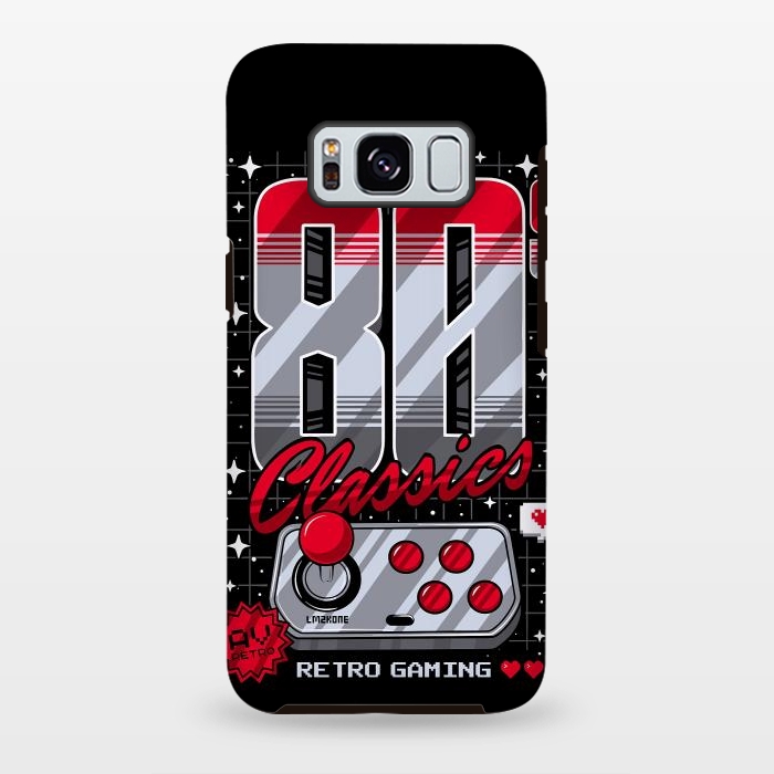 Galaxy S8 plus StrongFit 80s Classics Retro Gaming by LM2Kone