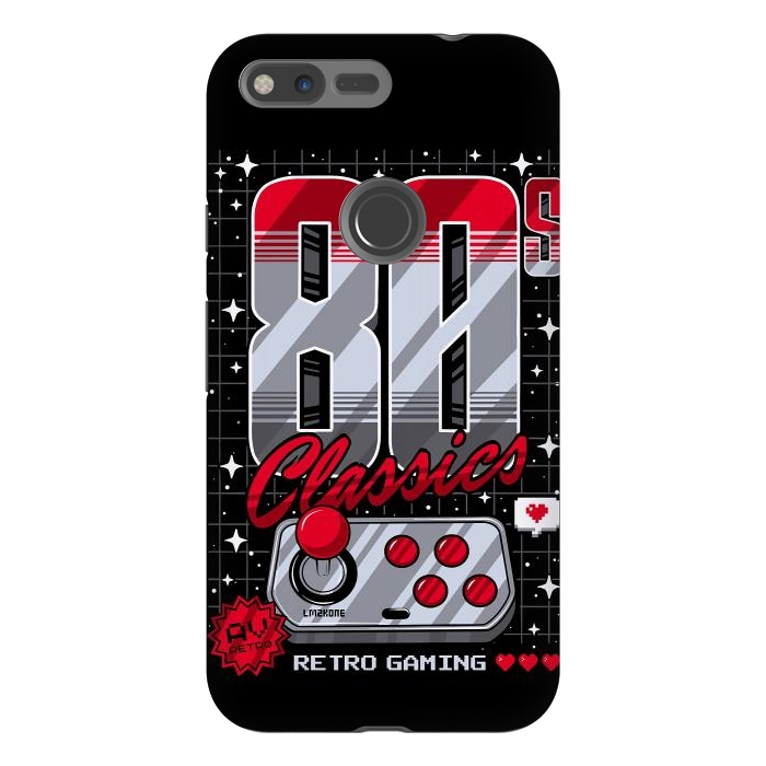 Pixel XL StrongFit 80s Classics Retro Gaming by LM2Kone