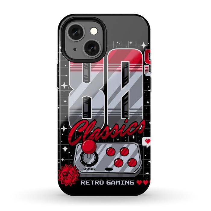 iPhone 12 mini StrongFit 80s Classics Retro Gaming by LM2Kone