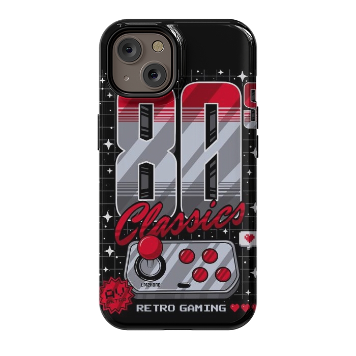 iPhone 14 StrongFit 80s Classics Retro Gaming by LM2Kone