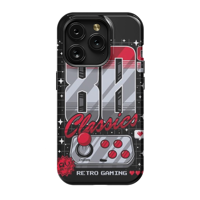 iPhone 15 Pro StrongFit 80s Classics Retro Gaming by LM2Kone
