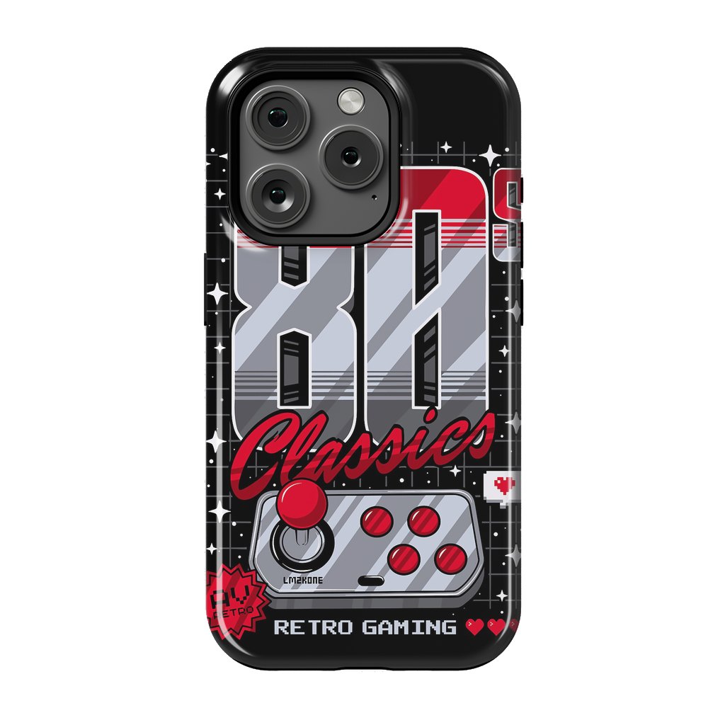 iPhone 15 Pro StrongFit 80s Classics Retro Gaming by LM2Kone