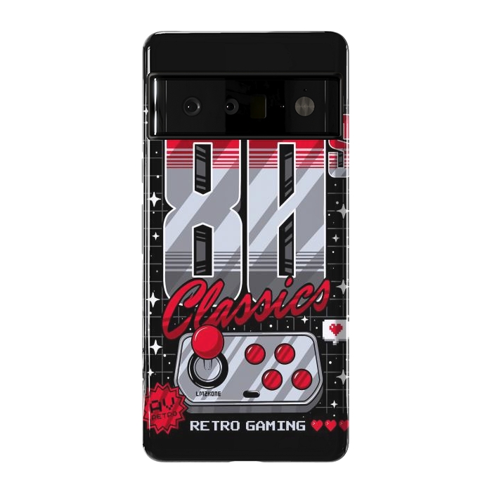 Pixel 6 Pro StrongFit 80s Classics Retro Gaming by LM2Kone