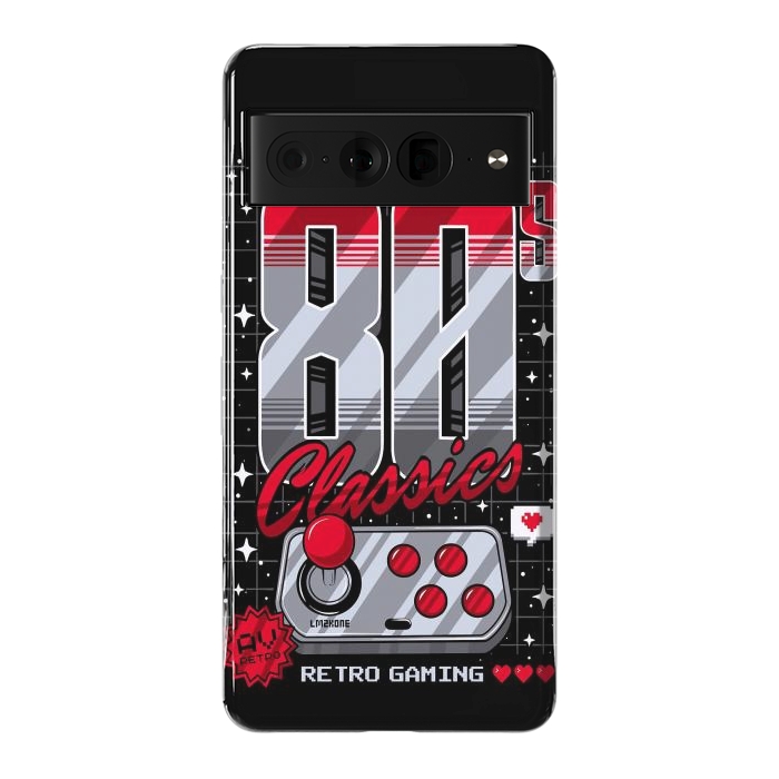 Pixel 7 Pro StrongFit 80s Classics Retro Gaming by LM2Kone