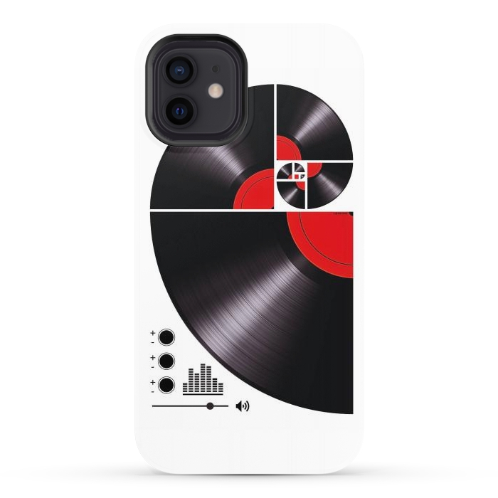 iPhone 12 StrongFit Fibonacci Spiral Vinyl by LM2Kone