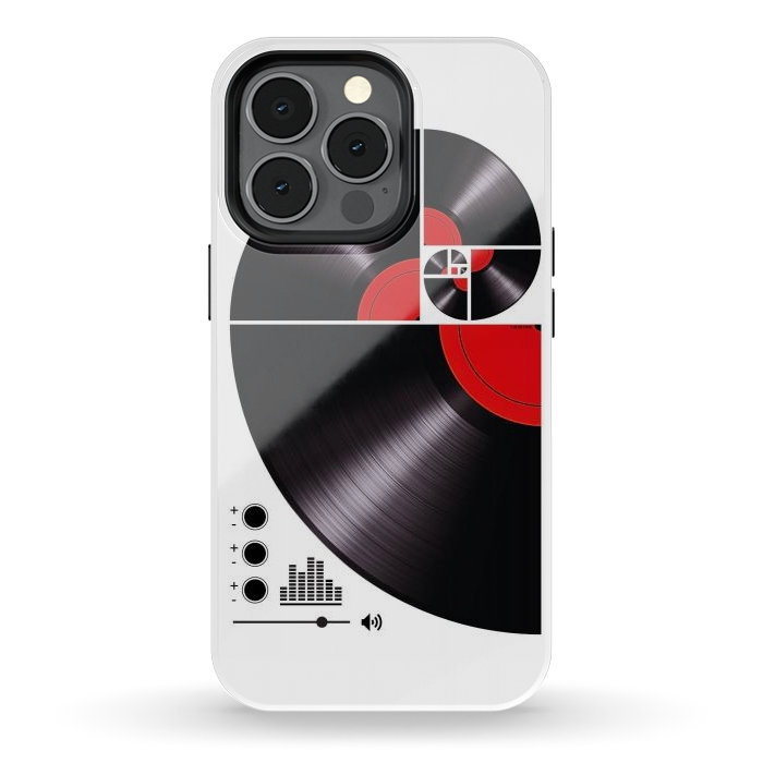 iPhone 13 pro StrongFit Fibonacci Spiral Vinyl by LM2Kone