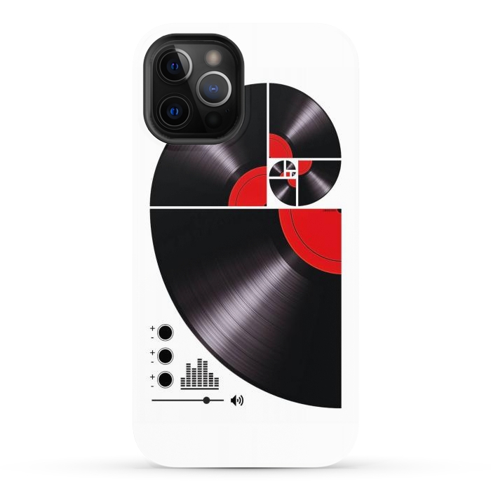 iPhone 12 Pro Max StrongFit Fibonacci Spiral Vinyl by LM2Kone