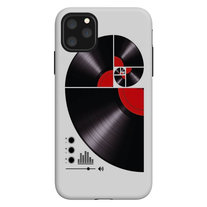 iPhone 11 Pro Max StrongFit Fibonacci Spiral Vinyl by LM2Kone